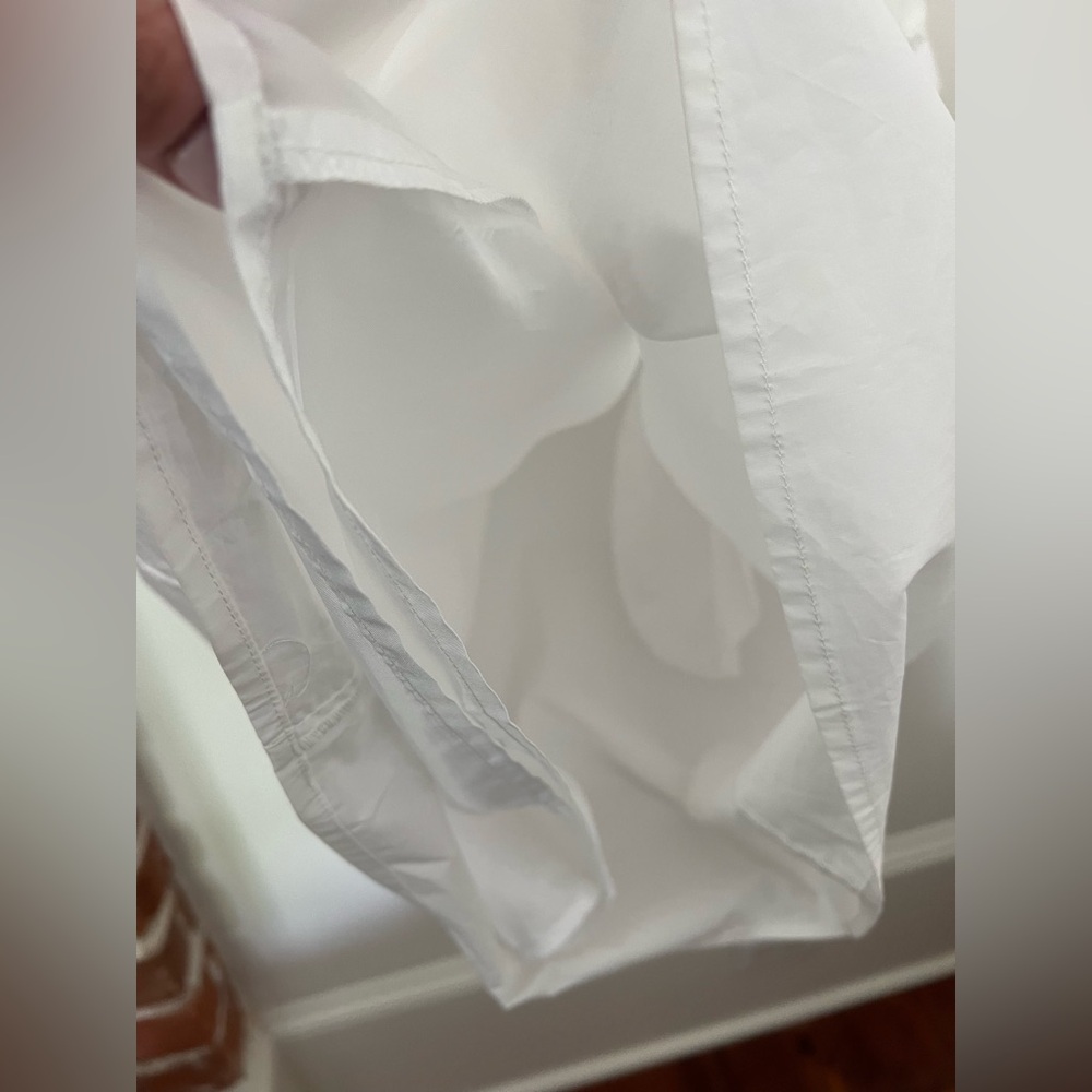 White Dramatic Flutter Sleeve Mini Dress- Has Poc… - image 6